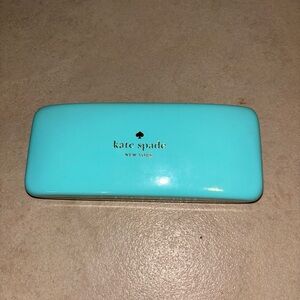 Kate Spade Aqua Blue ans Green Eyeglass Case